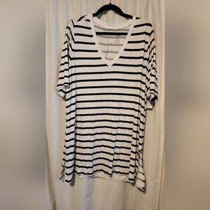 Torrid striped tunic top